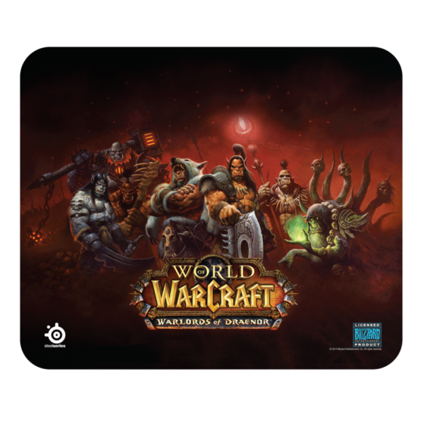 Геймърски пад за мишка SteelSeries QcK Warlords of Draenor Edition